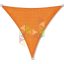 3,3 x 3,3 x 3,3 m - es napvitorla [PRE 950 HDPE - Sunset orange (950 050)]