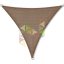 3,3 x 3,3 x 3,3 m - es napvitorla [PRE 950 HDPE - Mocca (950 100)]