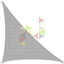   3,6 x 3,6 x 5,1 m - es napvitorla [PRE 950 HDPE - Light grey (950 170)]
