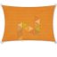 3 x 6 m - es napvitorla [PRE 950 HDPE - Sunset orange (950 050)]
