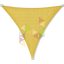 3,8 x 3,8 x 3,8 m - es napvitorla [PRE 950 HDPE - Sunshine yellow (950 040)]