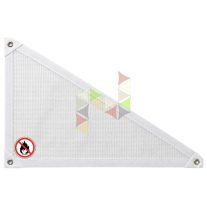 4,2 x 4,2 x 6 m - es napvitorla [MESH - Fehér]