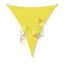 4,5 x 4 x 4 m - es napvitorla [PRE 950 HDPE - Sunshine yellow (950 040)]