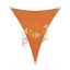 4,5 x 4 x 4 m - es napvitorla [PRE 950 HDPE - Sunset orange (950 050)]