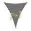 4,5 x 4 x 4 m - es napvitorla [PRE 950 HDPE - Antracit (950 120)]