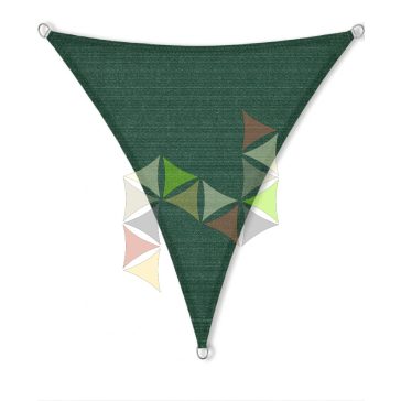   4,5 x 4 x 4 m - es napvitorla [PRE 950 HDPE - Dark green (950 180)]
