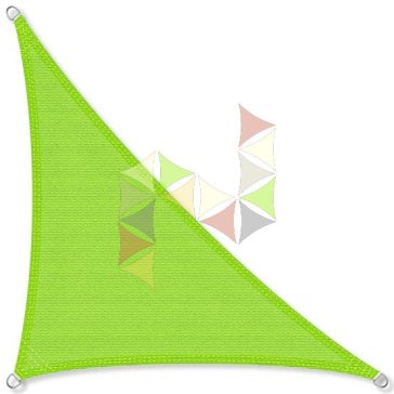   4,5 x 4,5 x 6,3 m - es napvitorla [PRE 950 HDPE - Lime (950 130)]