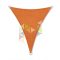 4 x 5 x 5 m - es napvitorla [PRE 950 HDPE - Sunset orange (950 050)]