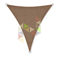4 x 5 x 5 m - es napvitorla [PRE 950 HDPE - Mocca (950 100)]