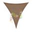 4 x 5 x 5 m - es napvitorla [PRE 950 HDPE - Mocca (950 100)]