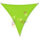 4 x 4 x 4 m - es napvitorla [Standard HDPE - Lime]