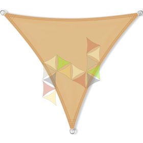 4 x 4 x 4 m - es napvitorla [Standard PES - Homok]