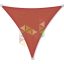 4 x 4 x 4 m - es napvitorla [Standard PLUS PES - Terrakotta]