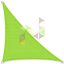5 x 5 x 7,1 m - es napvitorla [PRE 950 HDPE - Lime (950 130)]