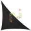 5 x 5 x 7,1 m - es napvitorla [Standard MAX HDPE - Fekete]