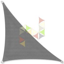   5 x 5 x 7,1 m - es napvitorla [Standard MAX SG HDPE - Grafitszürke]