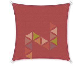   5,6 x 5,6 m - es napvitorla [Standard PLUS HDPE - Terrakotta]