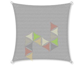   5,6 x 5,6 m - es napvitorla [Standard PLUS HDPE - Világosszürke]