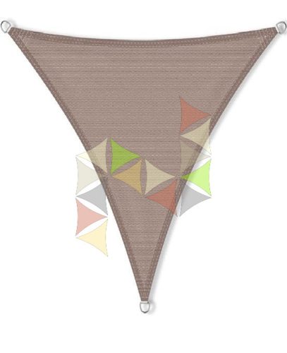 5 x 7 x 7 m - es napvitorla [Standard HDPE - Cappucino]