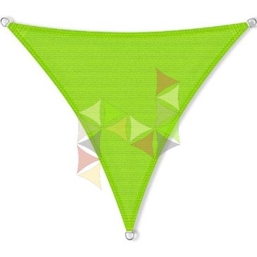   5,9 x 5,9 x 5,9 m - es napvitorla [PRE 950 HDPE - Lime (950 130)]