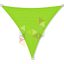 5 x 5 x 5 m - es napvitorla [Standard MAX HDPE - Lime]