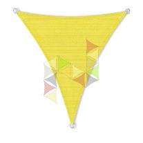   6 x 5 x 5 m - es napvitorla [PRE 950 HDPE - Sunshine yellow (950 040)]