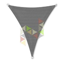   6 x 5 x 5 m - es napvitorla [PRE 950 HDPE - Antracit (950 120)]