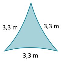 3,3 x 3,3 x 3,3 m