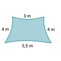 3/5,5 x 4 m