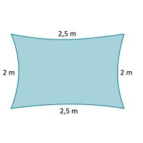 2 x 2,5 m