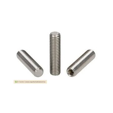 Lapos végű belső kulcsnyílású hernyócsavar