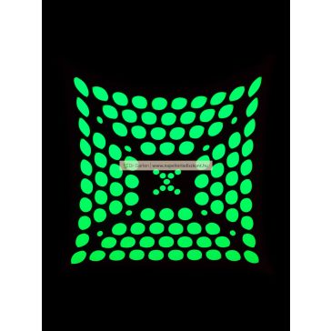 PSY napvitorla - 3D Neon Space Dots [3 x 3 m]